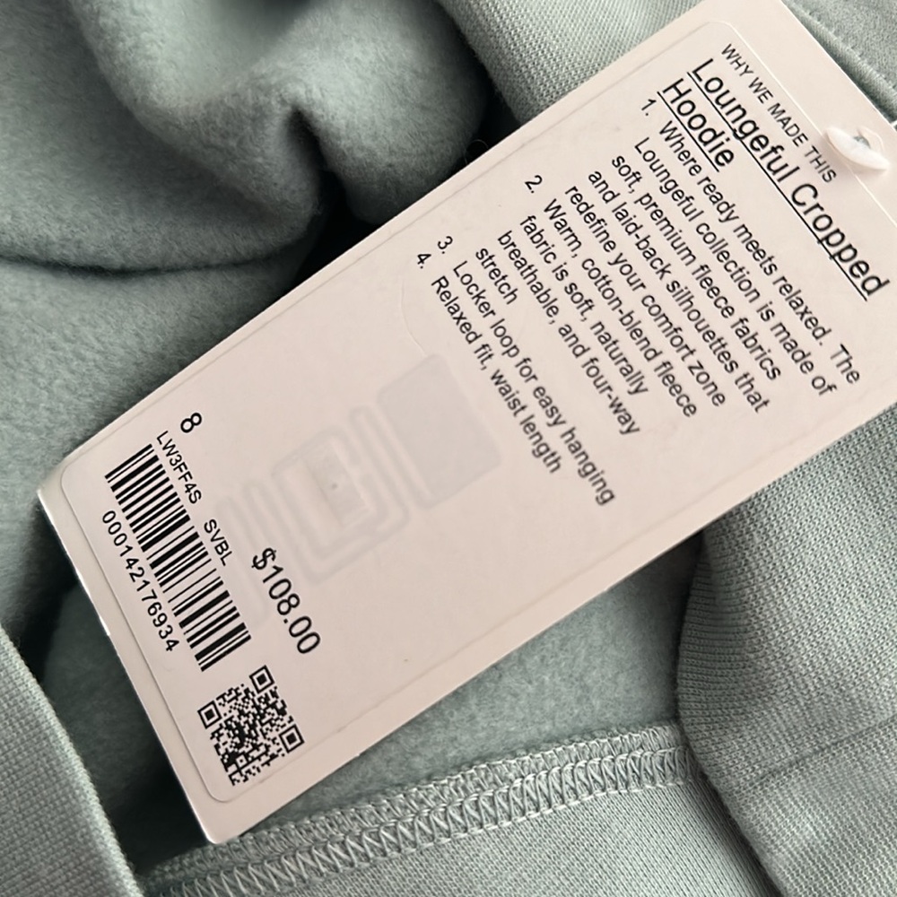 Lululemon Loungeful Cropped Hoodie
Silver Blue - Picture 10 of 10